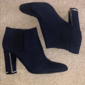 Navy Blue Booties